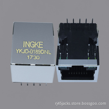 Ingke YKJD-0189DNL 100% compatible 7499210121A WE RJ45 Magjack Connectors